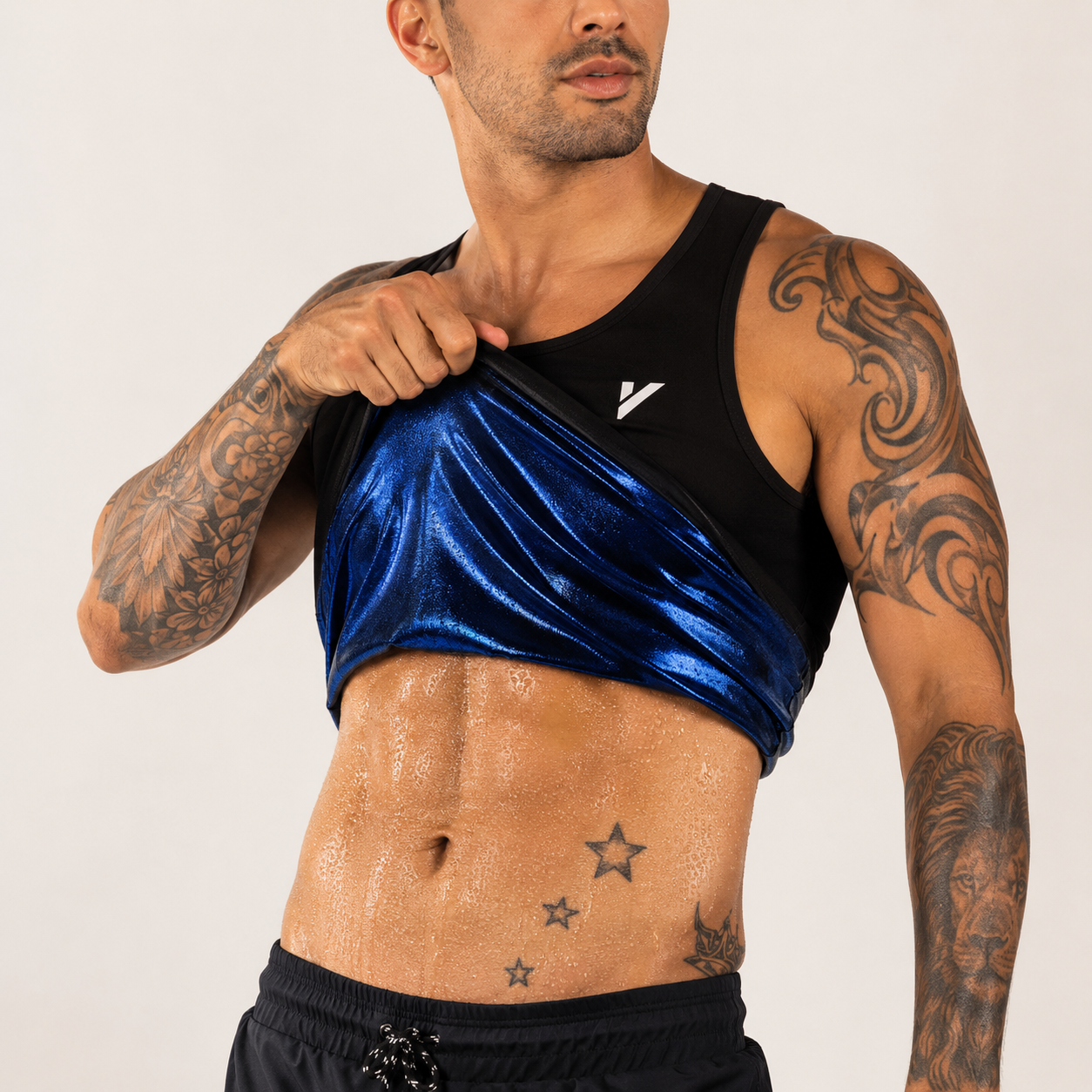SudorFit™ | Camiseta Hombre Sauna Reductora para Abdomen y Cintura