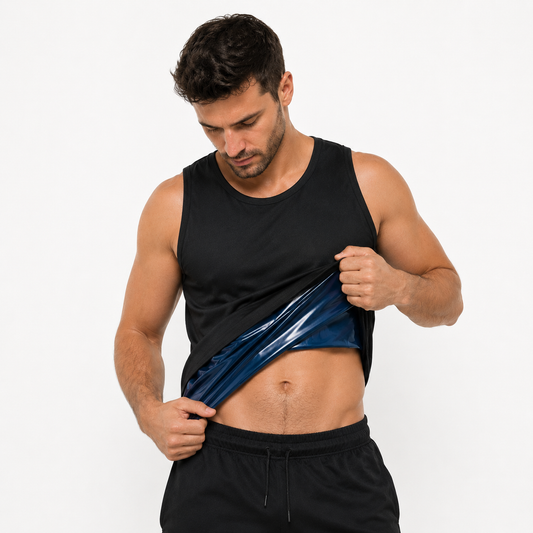 SudorFit™ | Camiseta Hombre Sauna Reductora para Abdomen y Cintura
